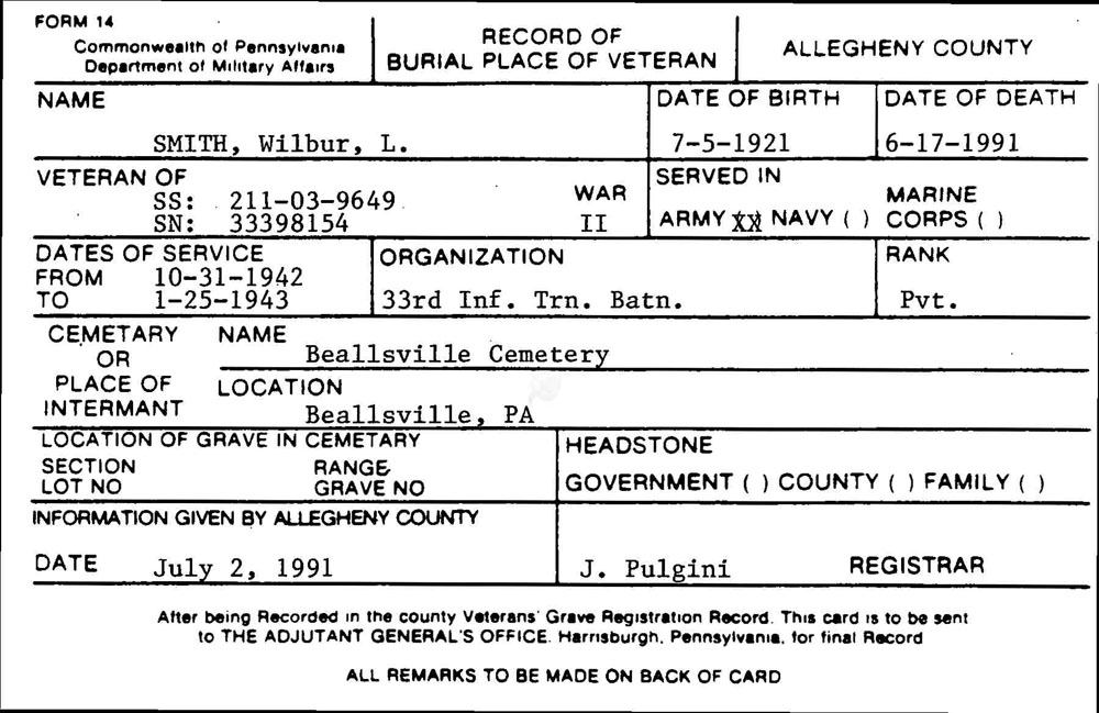 Wilbur L. Smith